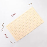Kuber Industries Bath Mat | PVC Bathroom Mat | Shower Bath Mat | Floor Tub Mat | Bathroom Mud Mat | Anti-Skid Shower Bathroom Mat | JL-01C |Pack of 4| Blue